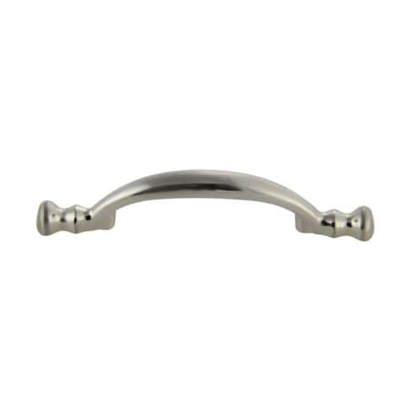 Crown 5" Cabinet Pull with 3" Center to Center Satin Nickel Finish CHP847SN
